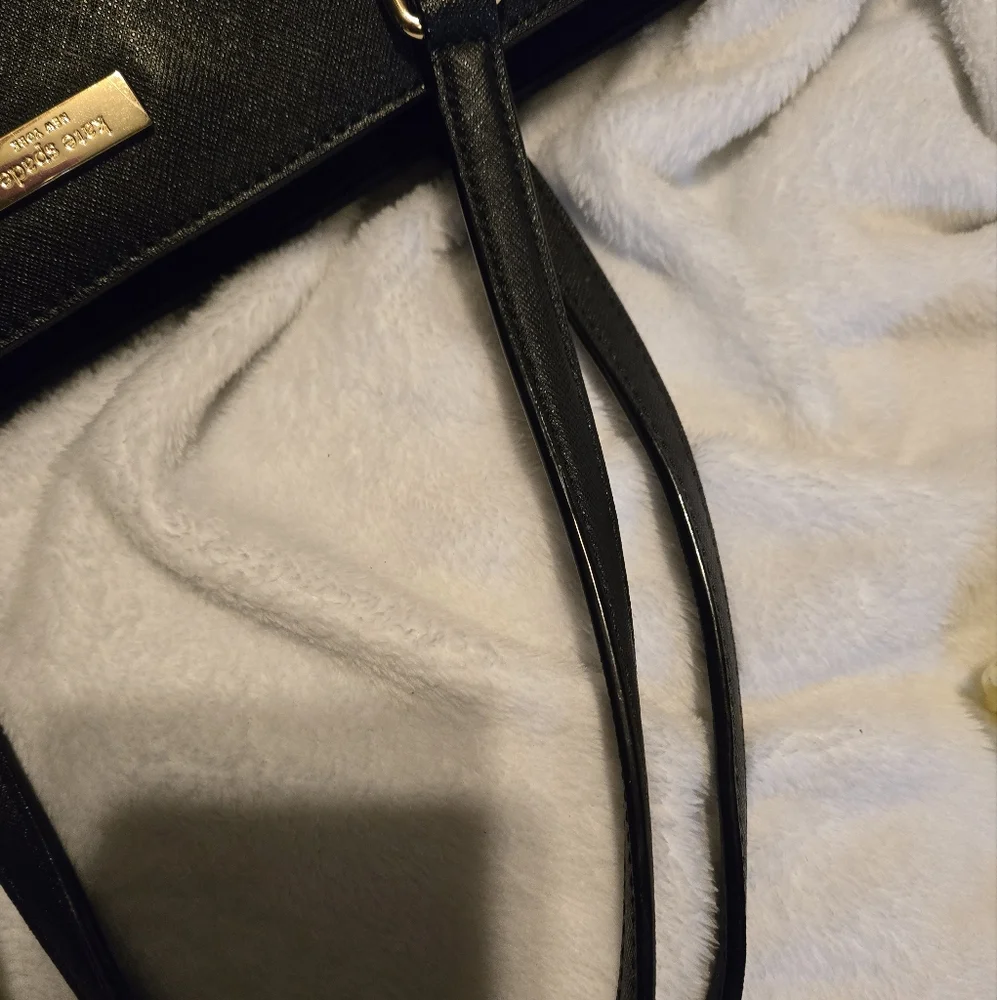 Kate Spade Black Tote Gold Hardware